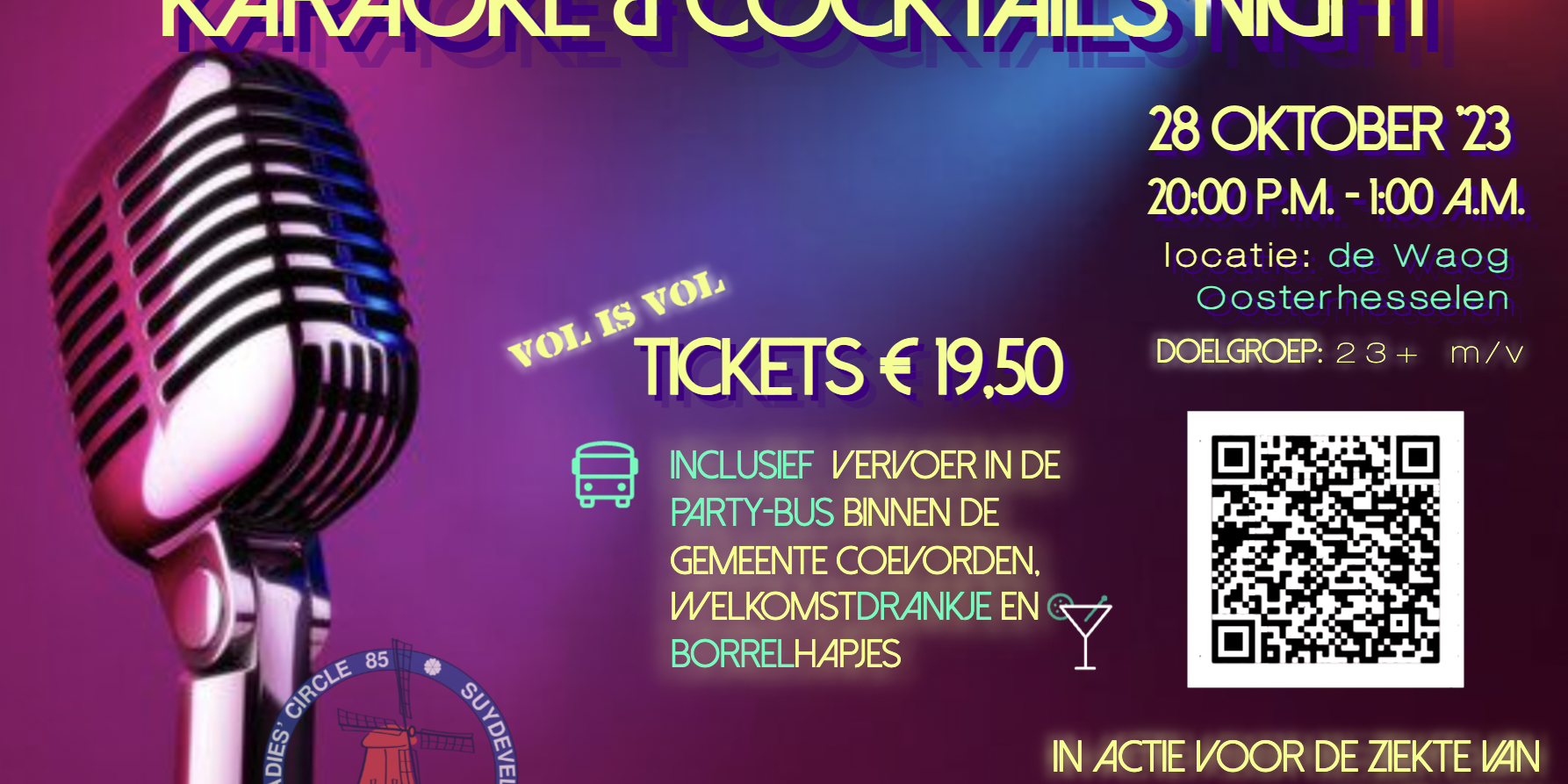 Flyer Karaoke & Cocktails Night